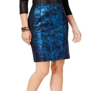 Alfani Metallic Pencil Skirt